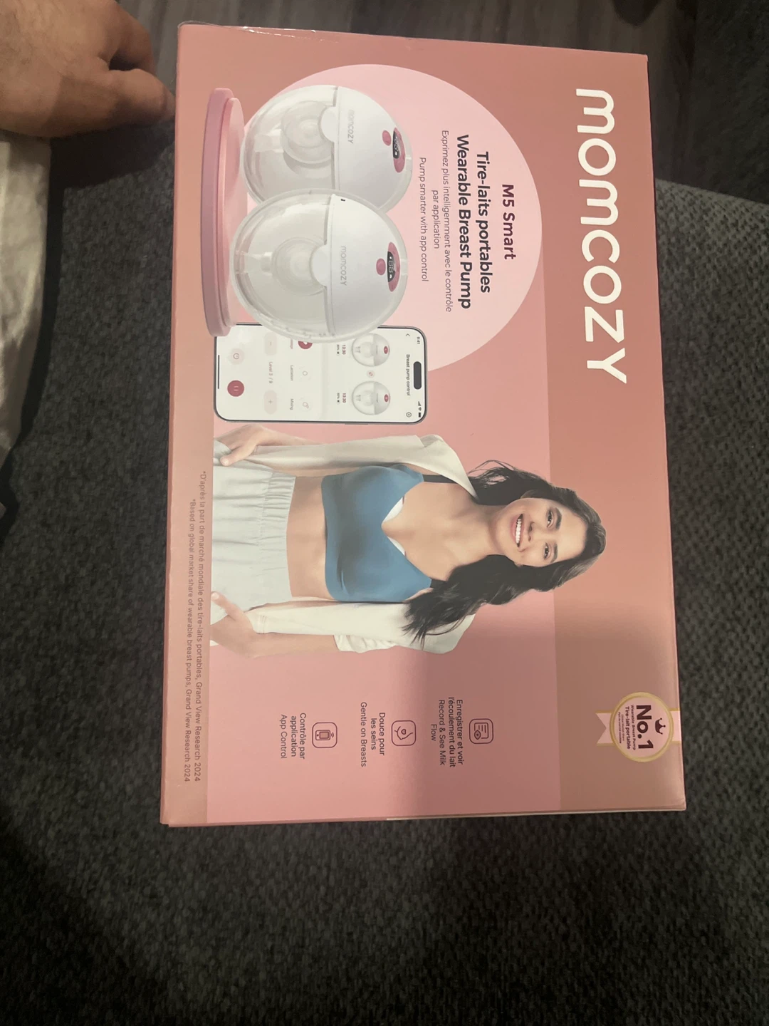 MOMCOZY M5 Smart Wearable Breast Pump