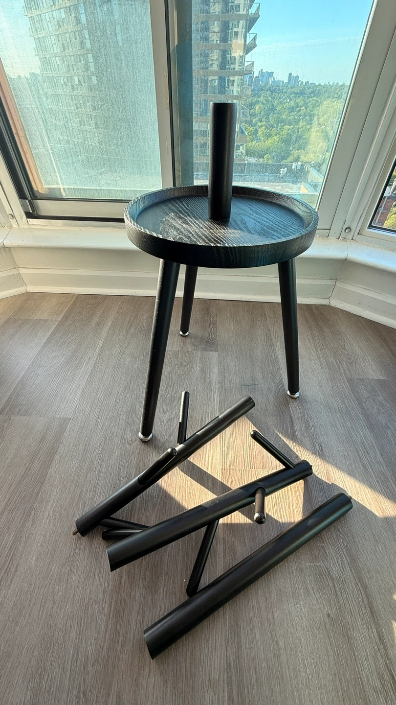 Wooden Rack stand with tray - photo 2