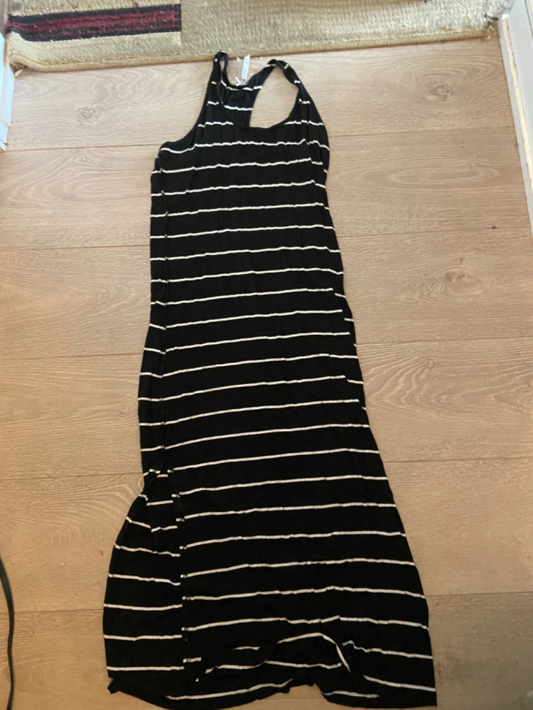 Black & White Striped Maxi Dress - photo 3
