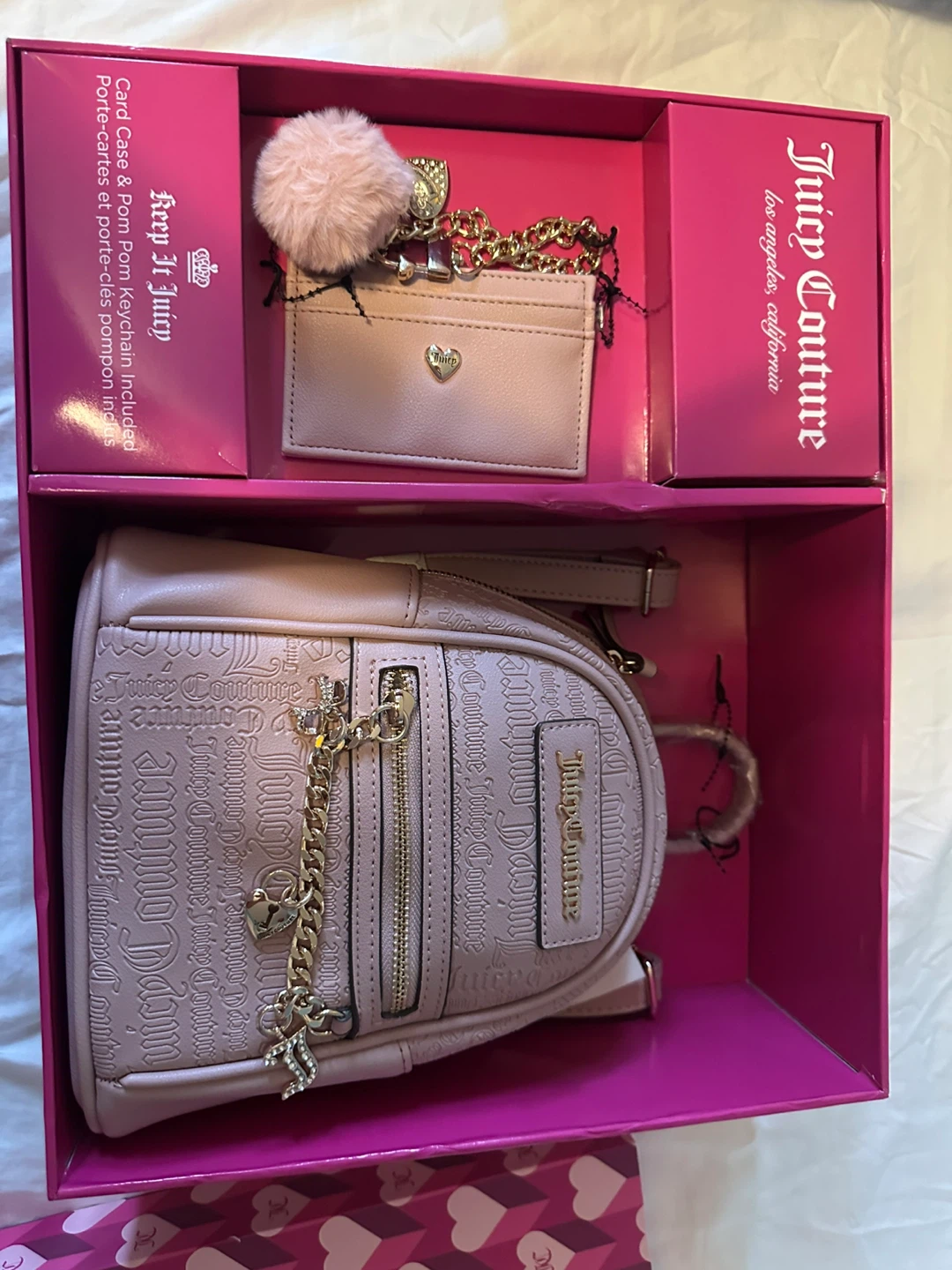Juicy Couture Mini Backpack and Card Case Set - photo 3