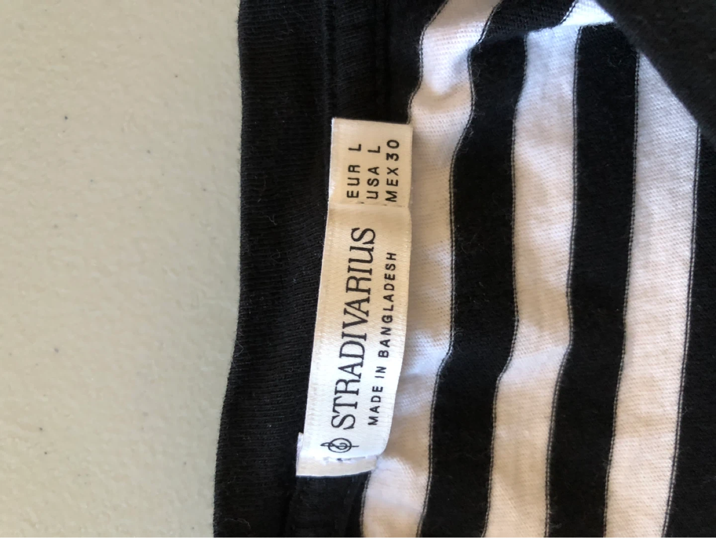 Stradivarius Striped T-Shirt - Size L - photo 3