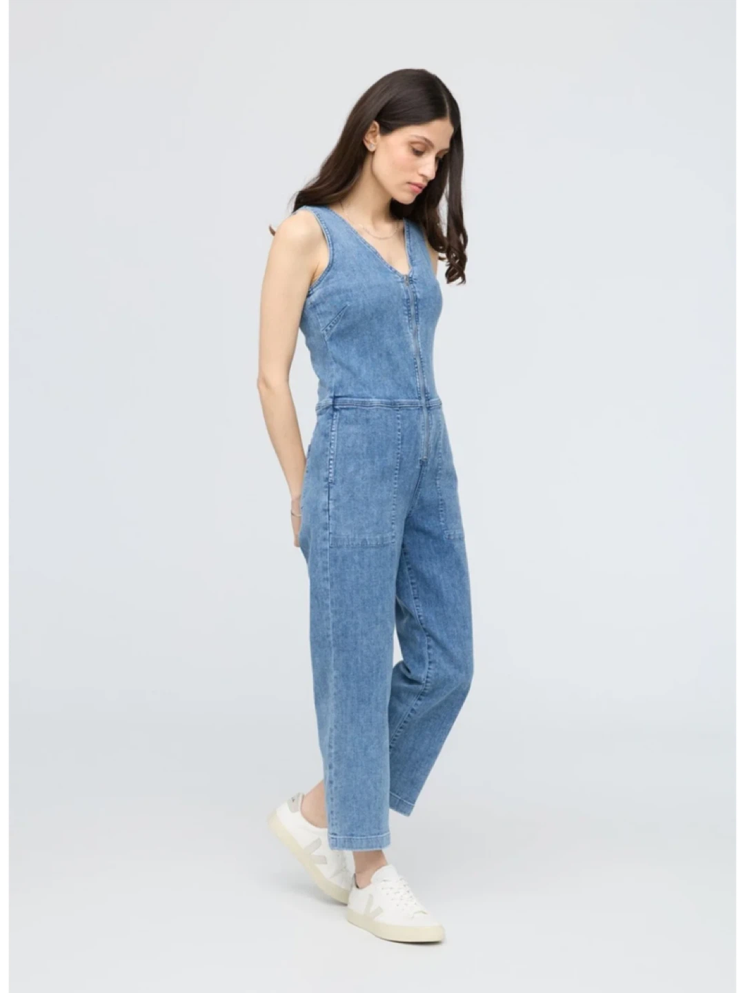 DU/ER Denim Jumpsuit Size Medium - photo 4