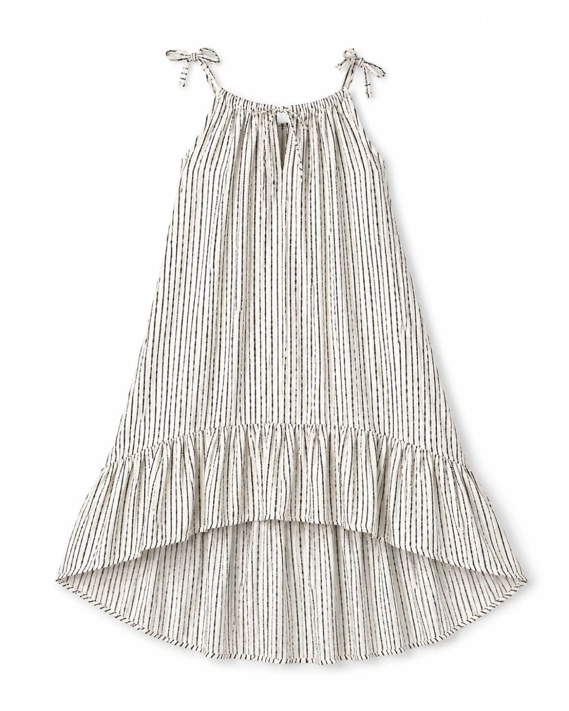 Women's Striped High-Low Dress - photo 2