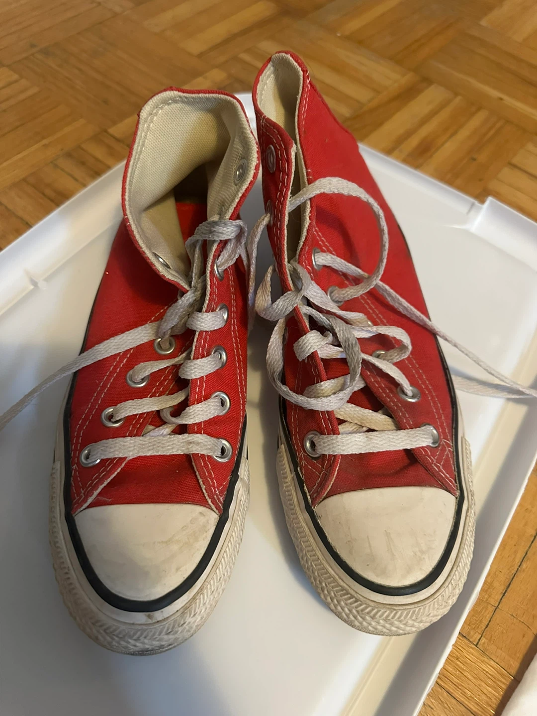Converse All Star High Top Sneakers - Red