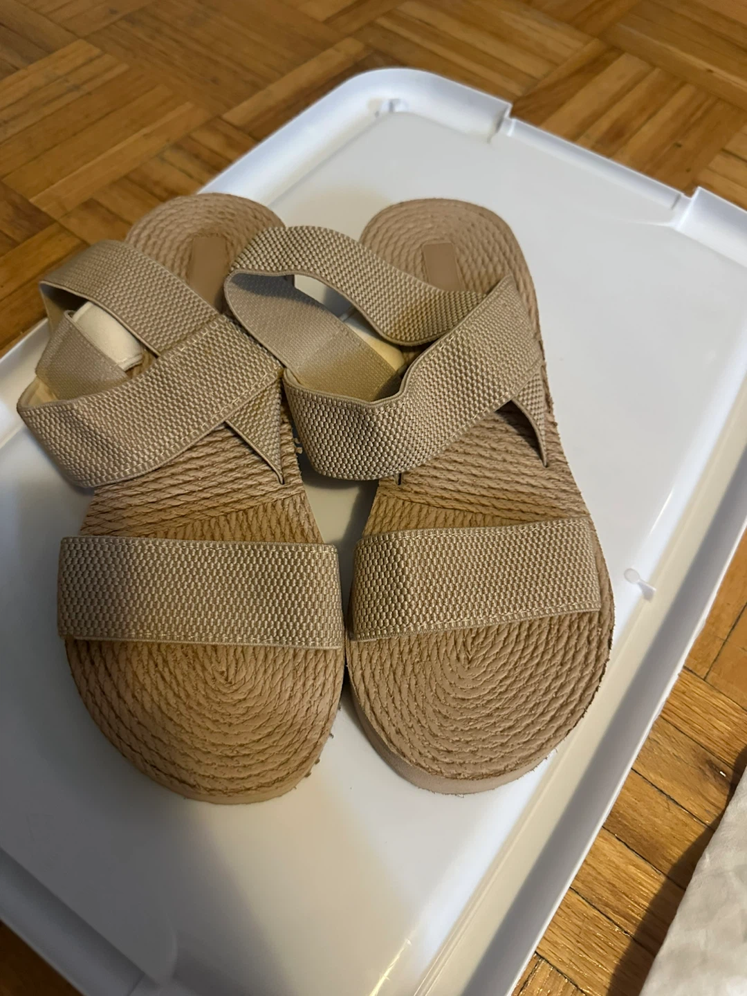 Tan Espadrille Platform Sandals - photo 2
