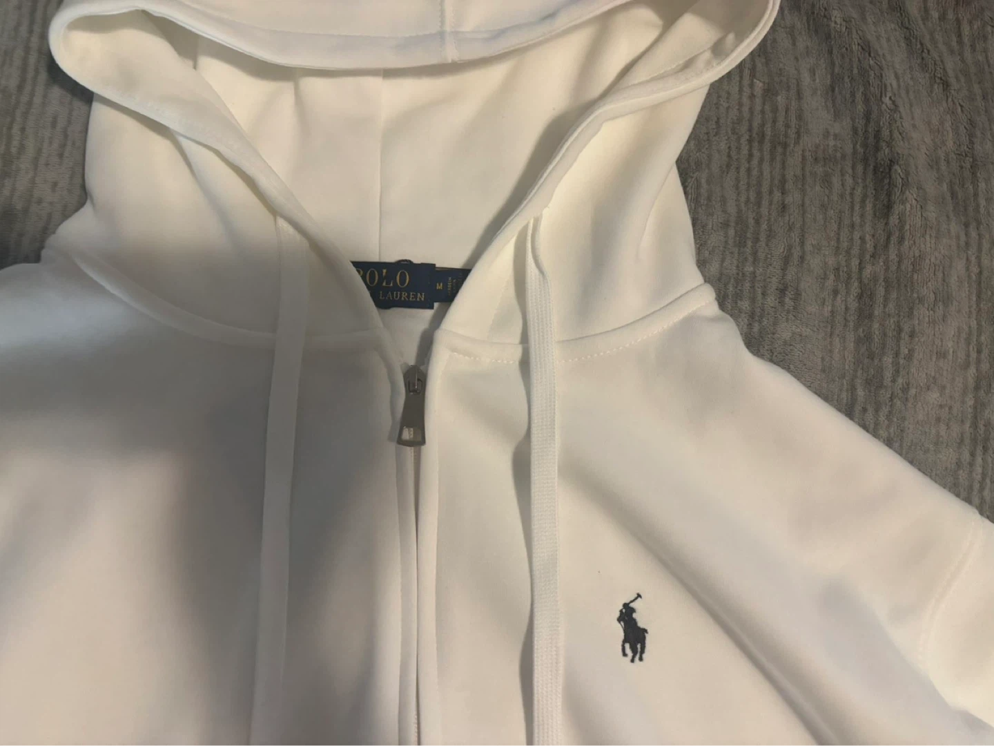 Polo Ralph Lauren White Zip-Up Hoodie - photo 2