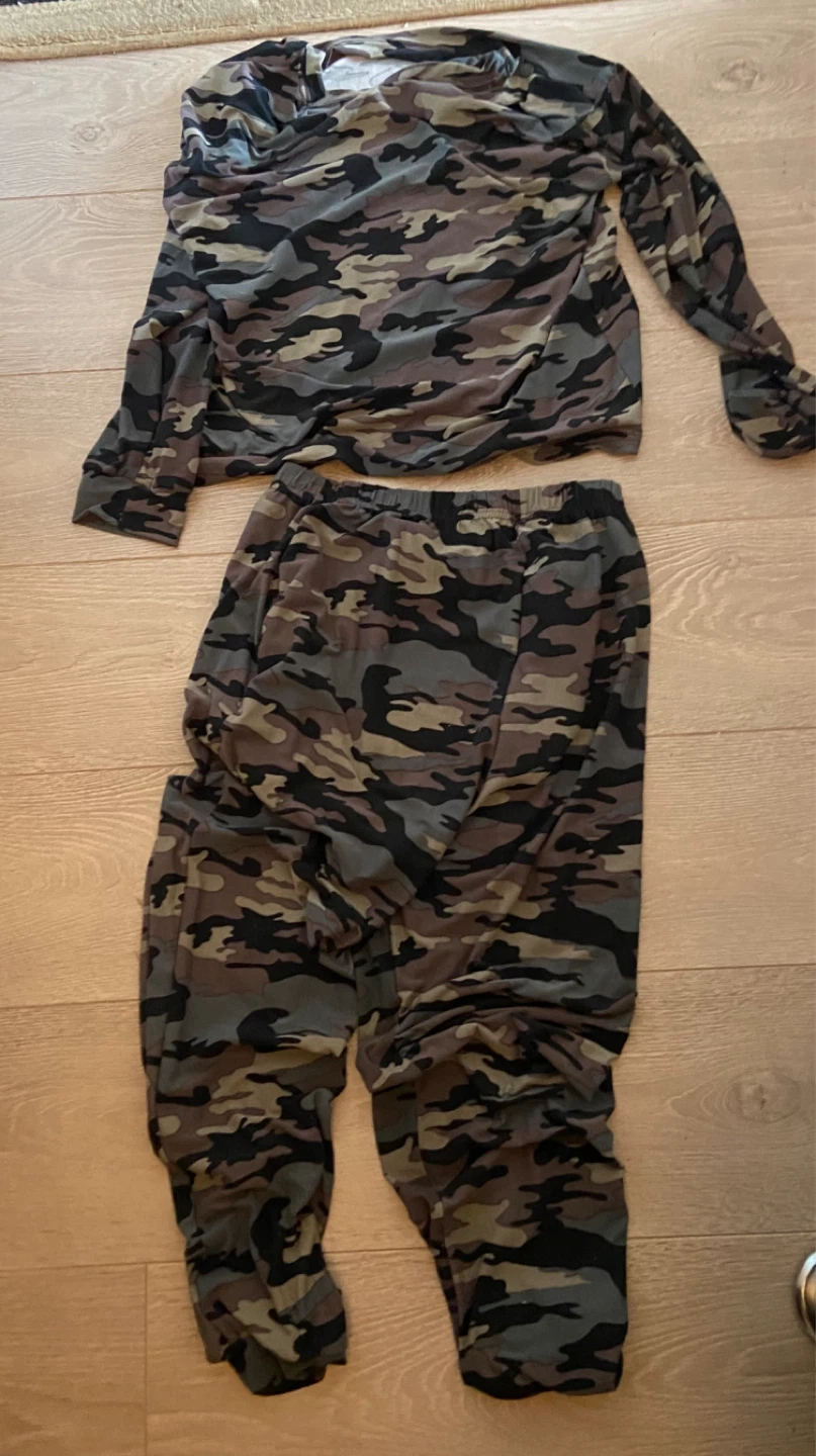 Camo Sweatshirt and Joggers Set