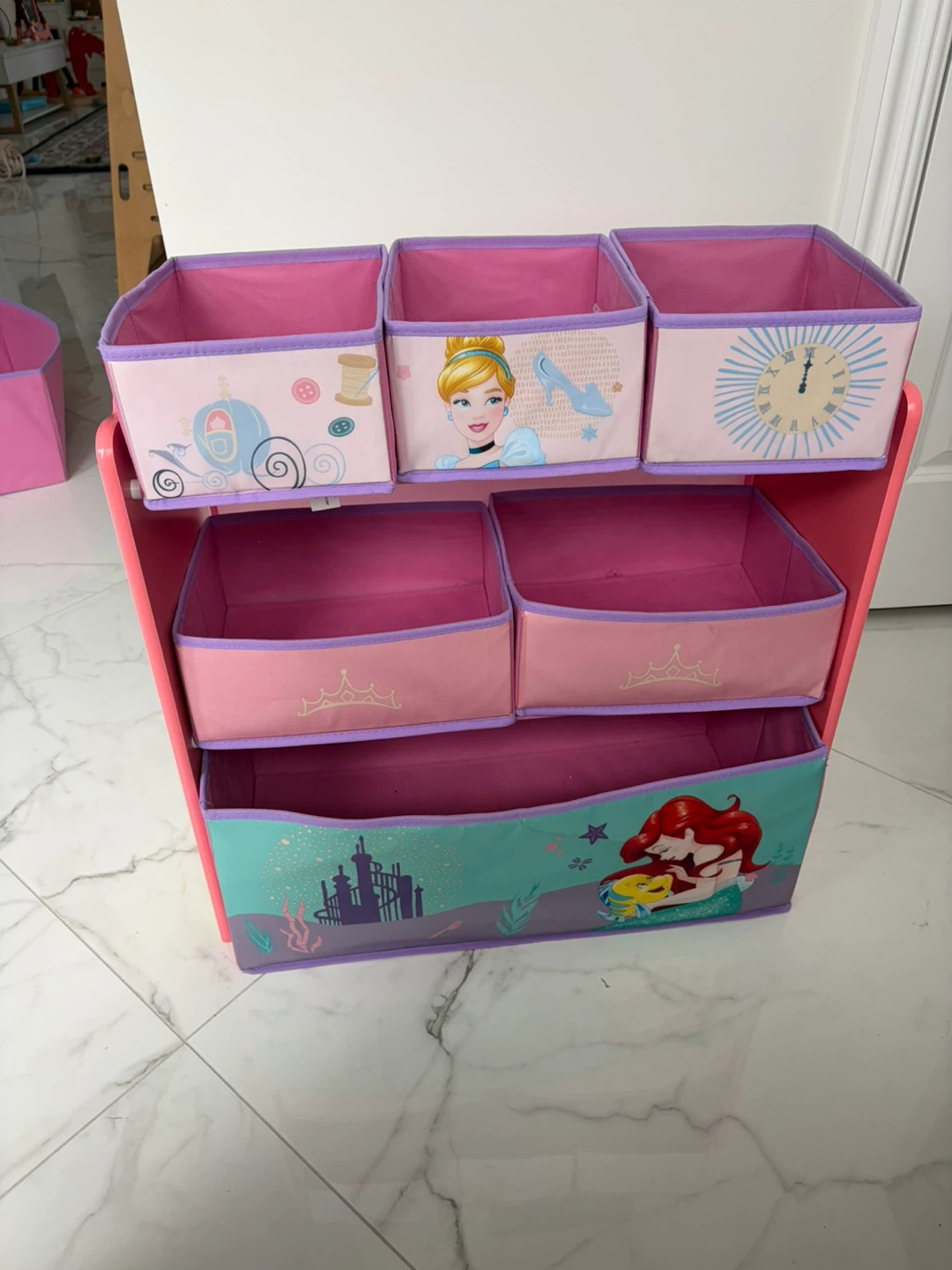 Disney Princess Toy Organizer Shelf