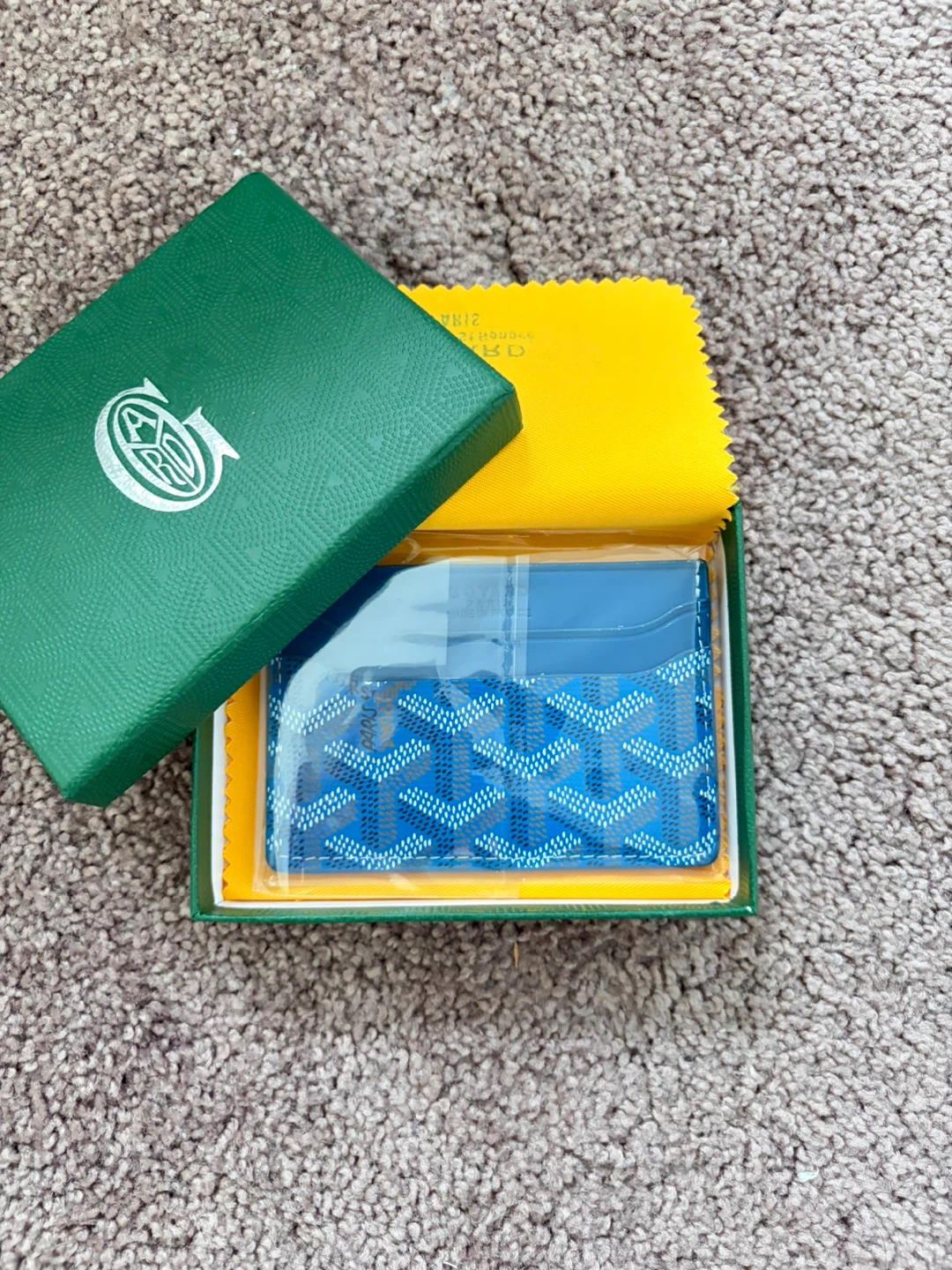Goyard Card Holder Blue - photo 2