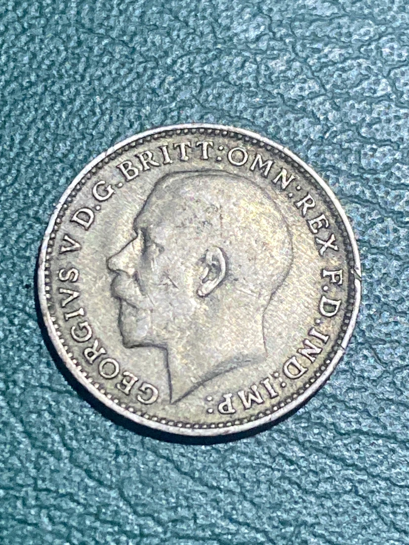 1921 George V 3 Pence Coin