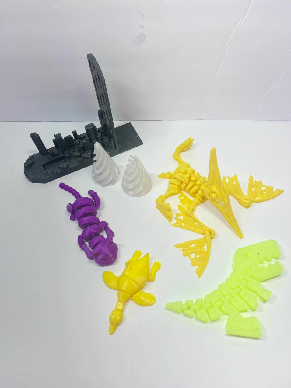 Assorted 3D Printed Figurines