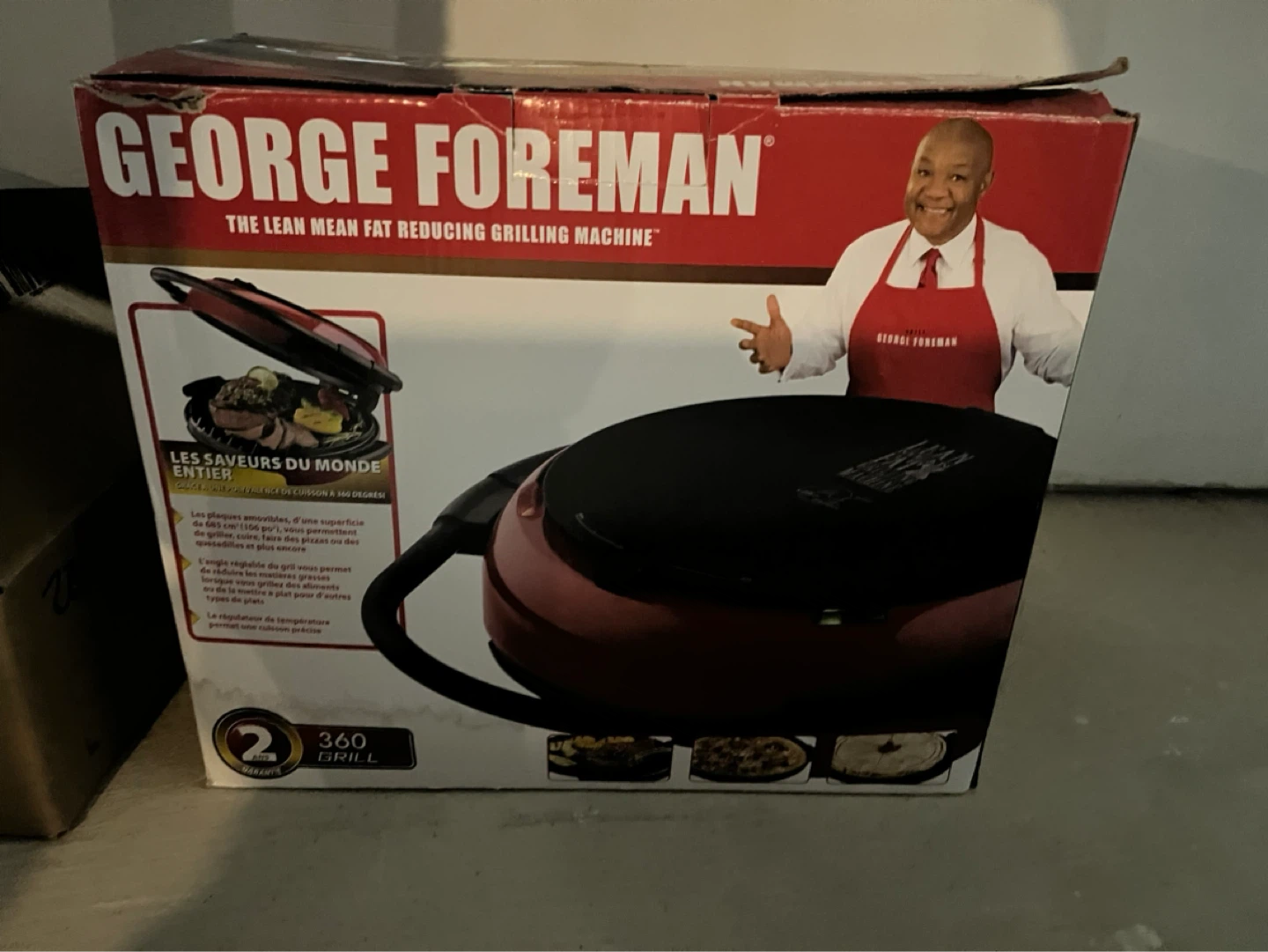 George Foreman Lean Mean Fat Reducing Grilling Machine