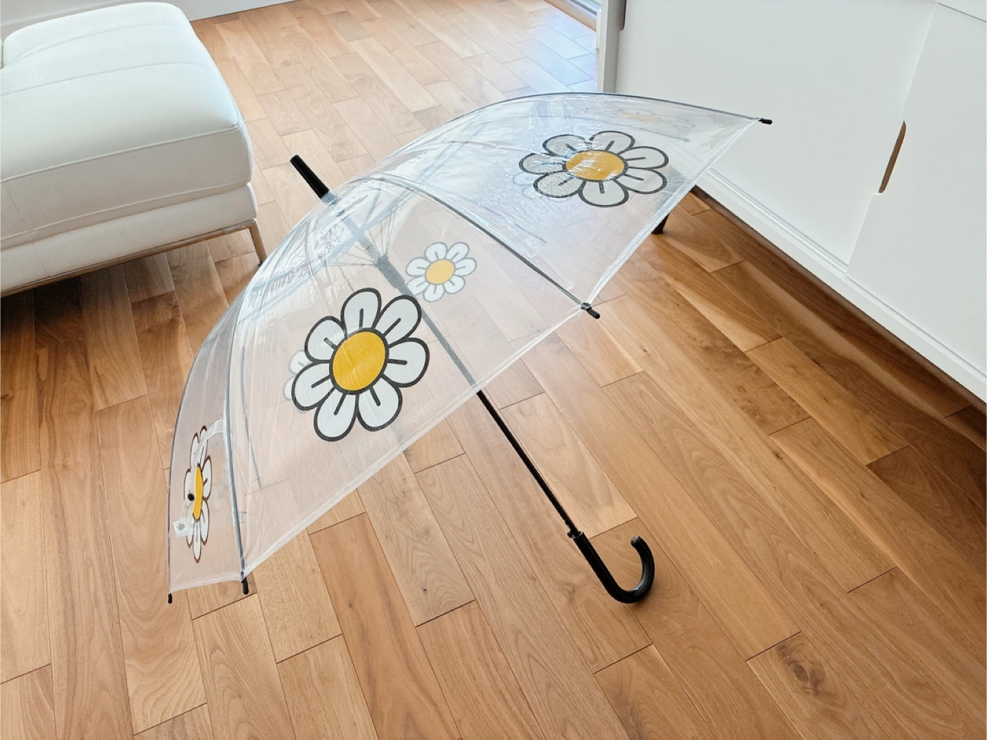 Clear Daisy Print Umbrella-90cm - photo 2