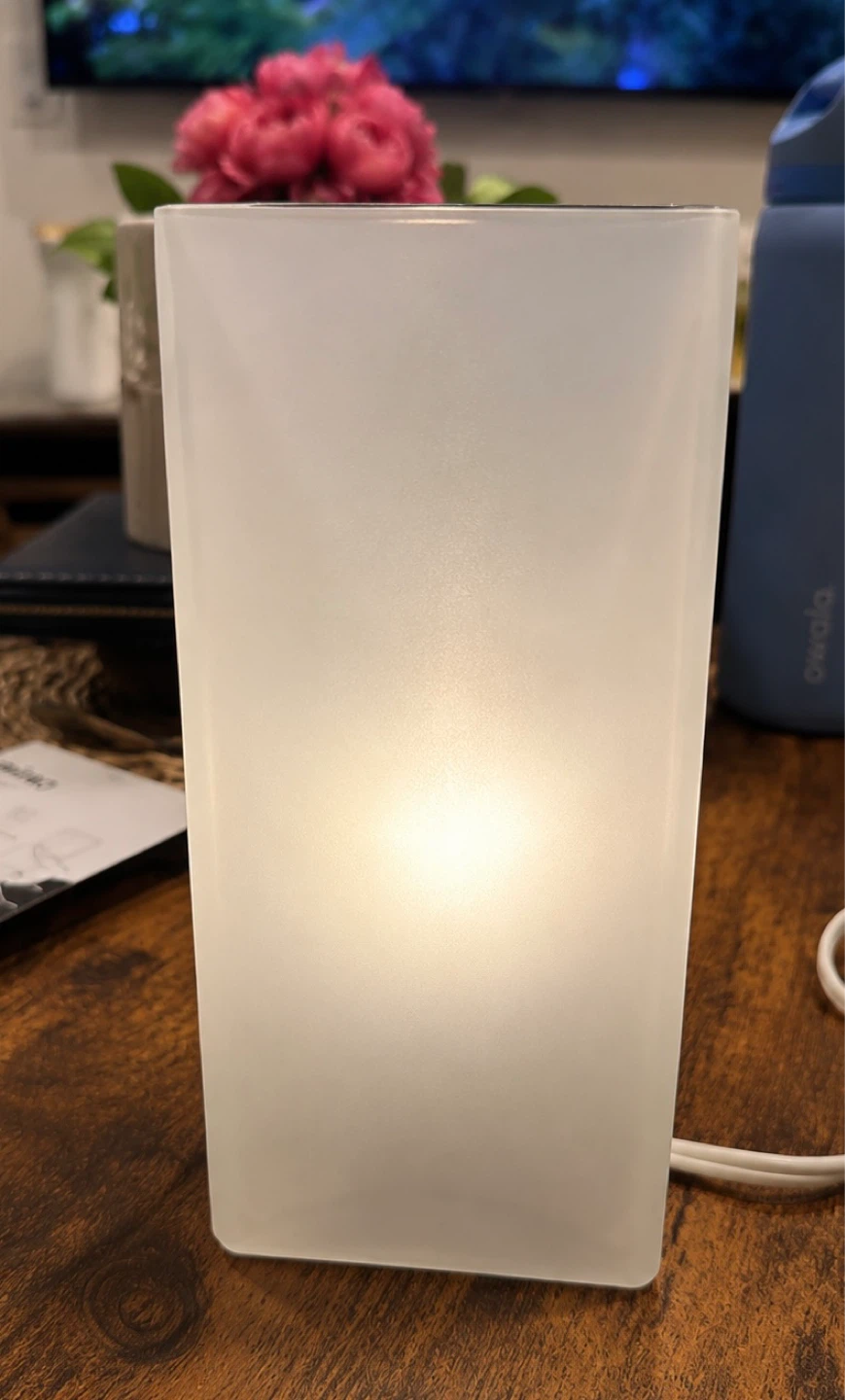2 IKEA GRÖNÖ Table Lamp – Frosted White Glass
