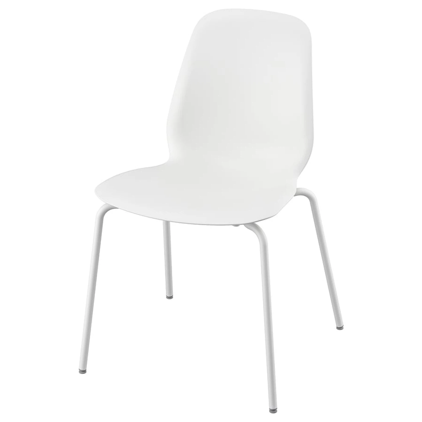 3 IKEA White Chairs