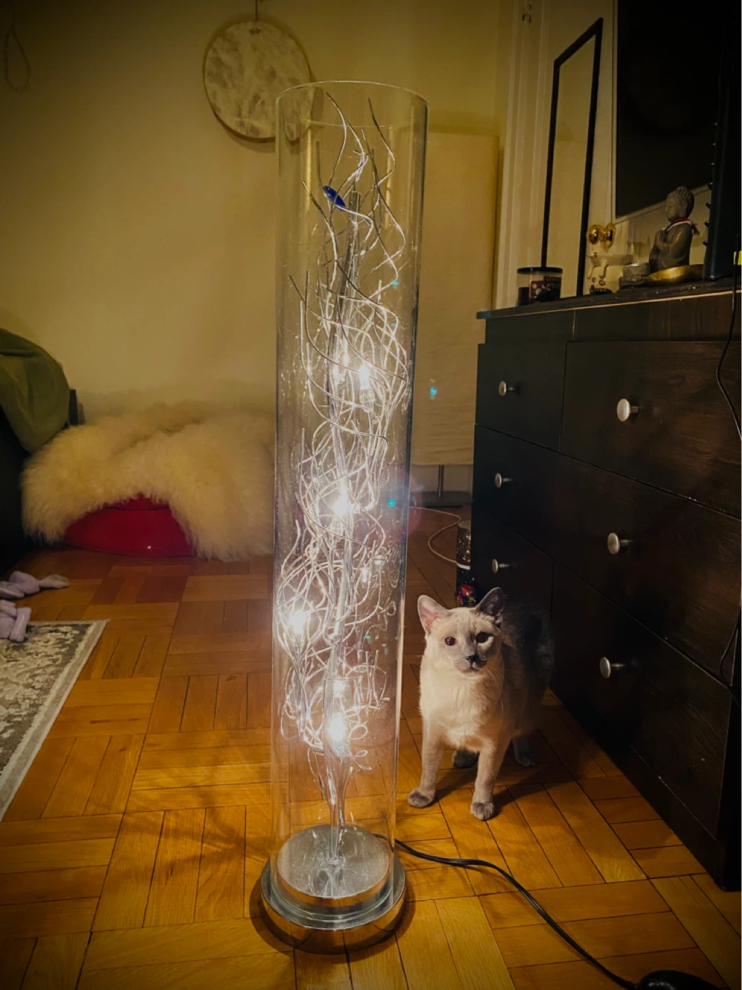 Gorgeous Floor Lamp with dimmer Lights