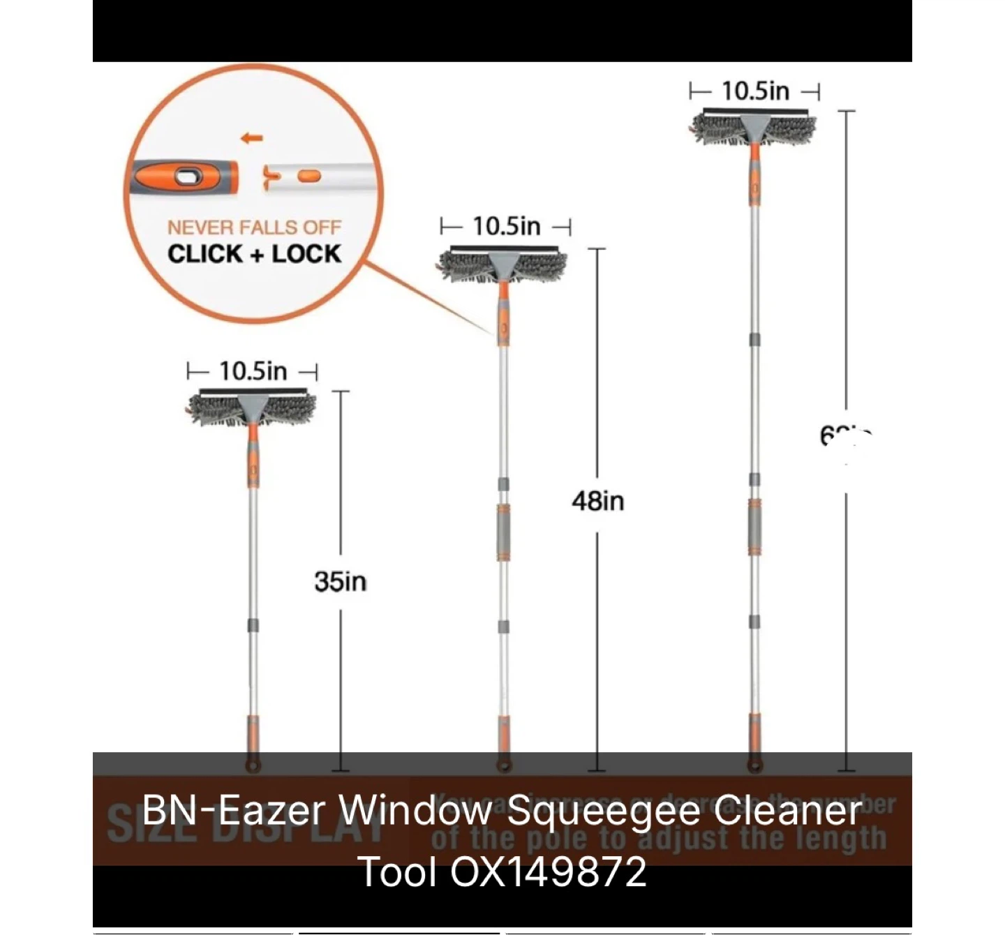 Eazer BN-Eazer Window Squeegee Cleaner Tool OX149872 - photo 2