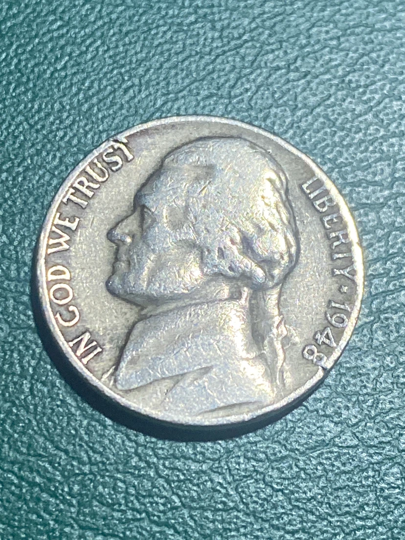 1948 Jefferson Nickel - Five Cents