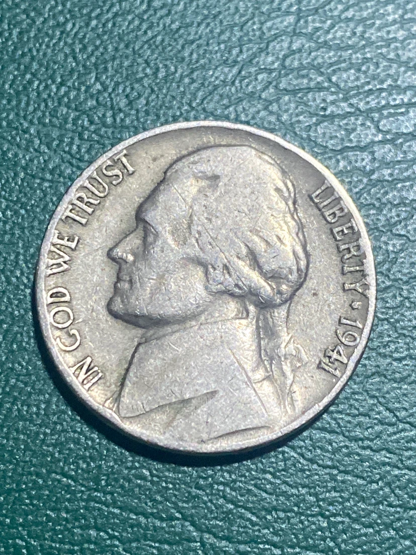 1941 Nickel Five Cents