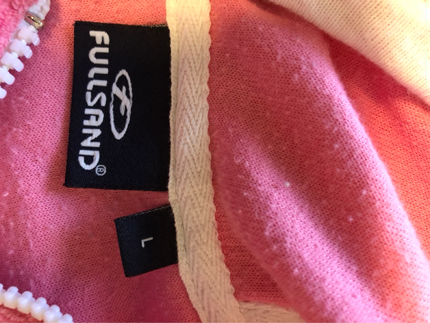 Fullsand Pink Hooded Terry Cloth Cover-Up Size L - photo 3