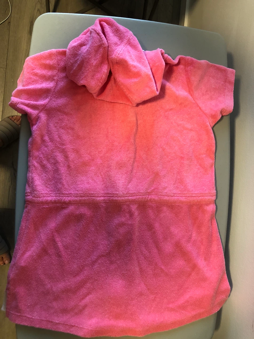 Fullsand Pink Hooded Terry Cloth Cover-Up Size L - photo 2