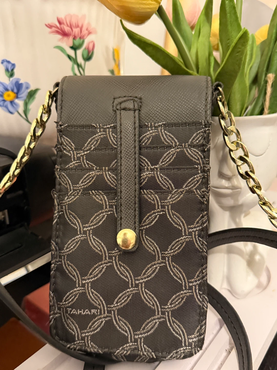 Tahari Phone Crossbody Bag with Chain Strap - photo 2
