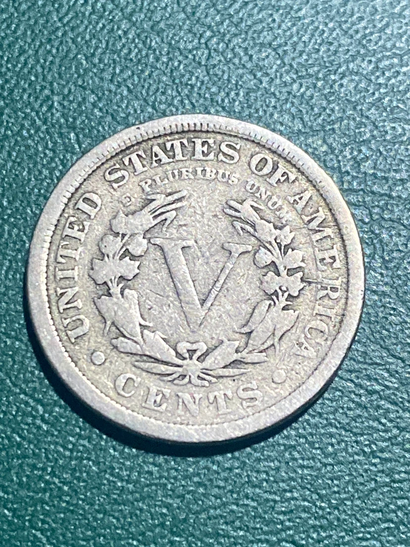 1911 V Nickel - 5 Cents Coin - photo 2