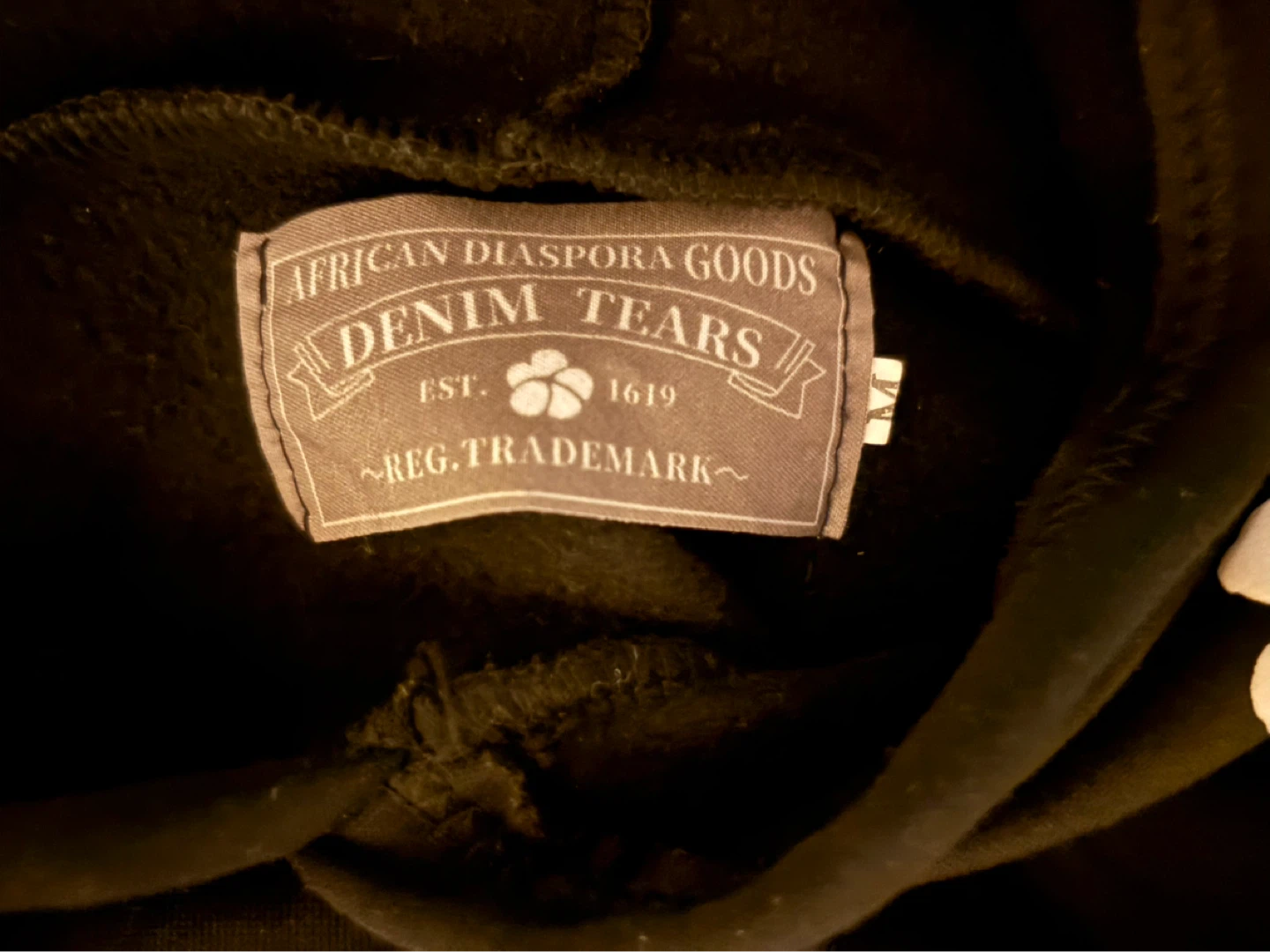 Denim Tears Black Hoodie - photo 3