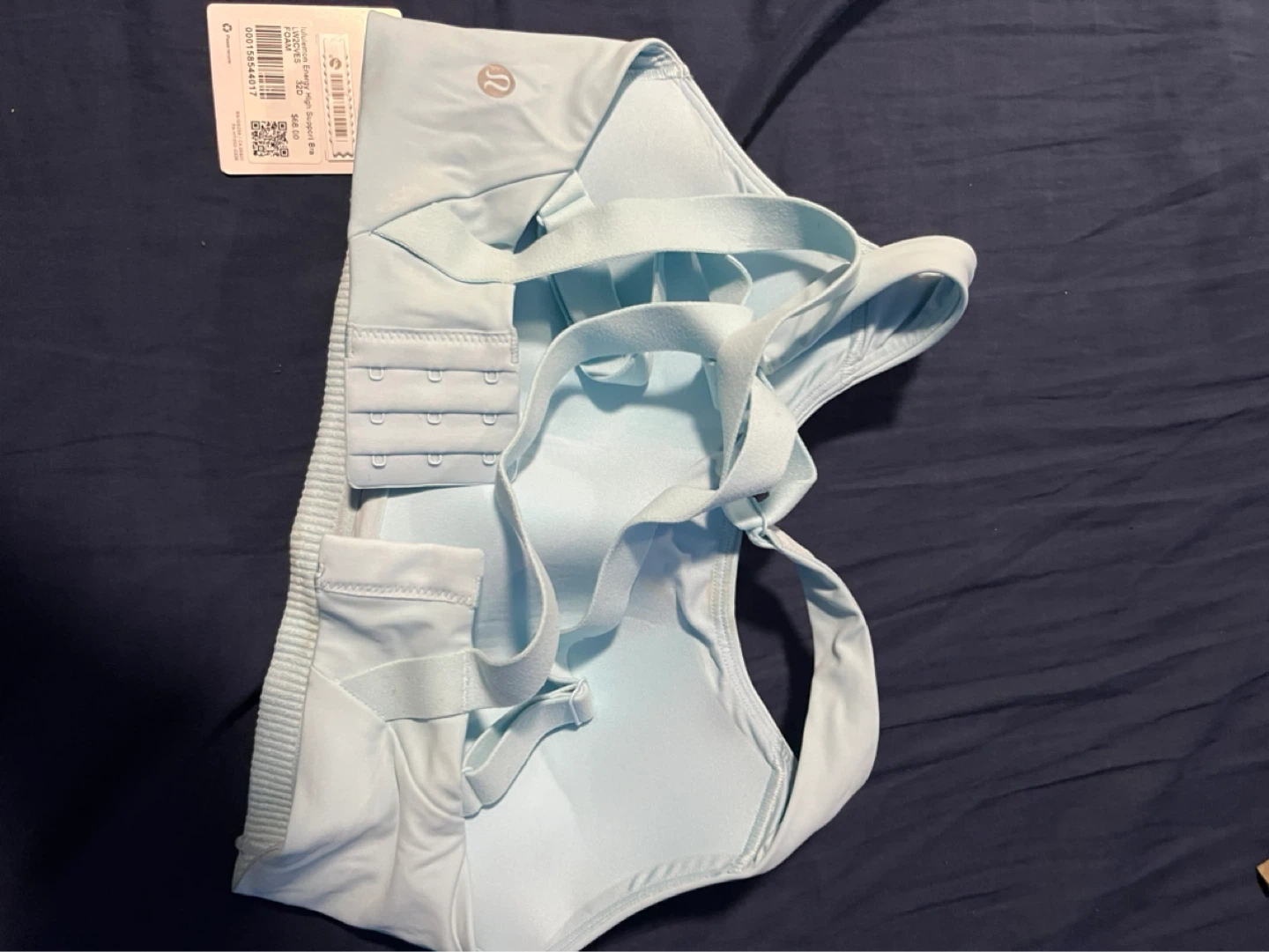 Lululemon Light Blue Sports Bra Size 8 - photo 2