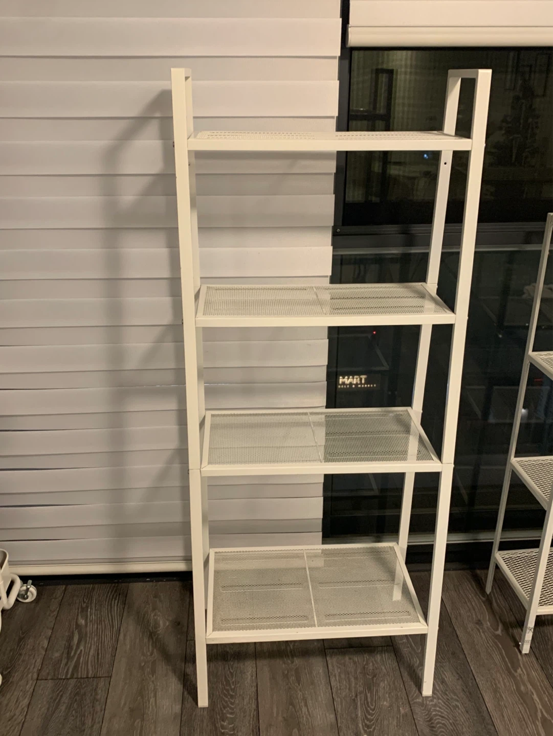 Ikea white 5-Tier metal Shelf