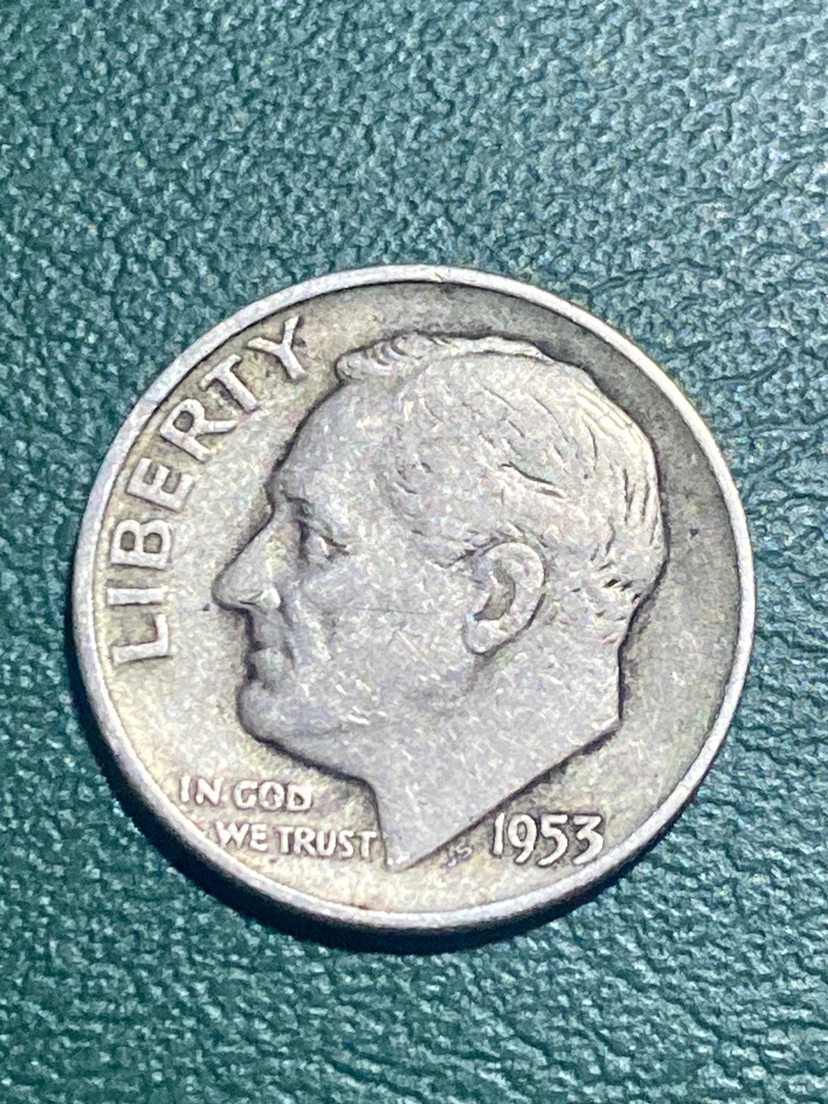 1953 United States Dime Coin