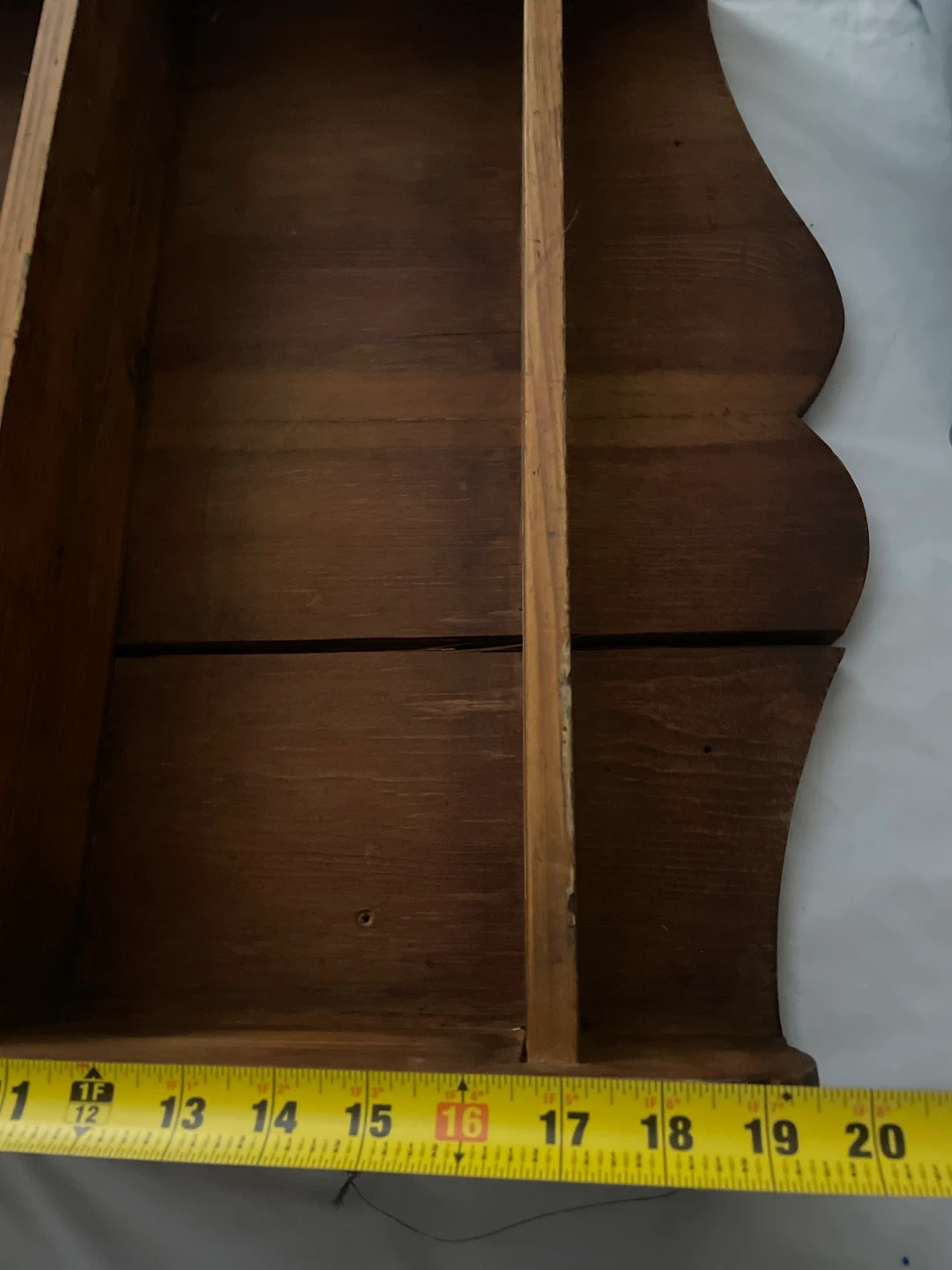Wooden Wall Shelf Unit - photo 3