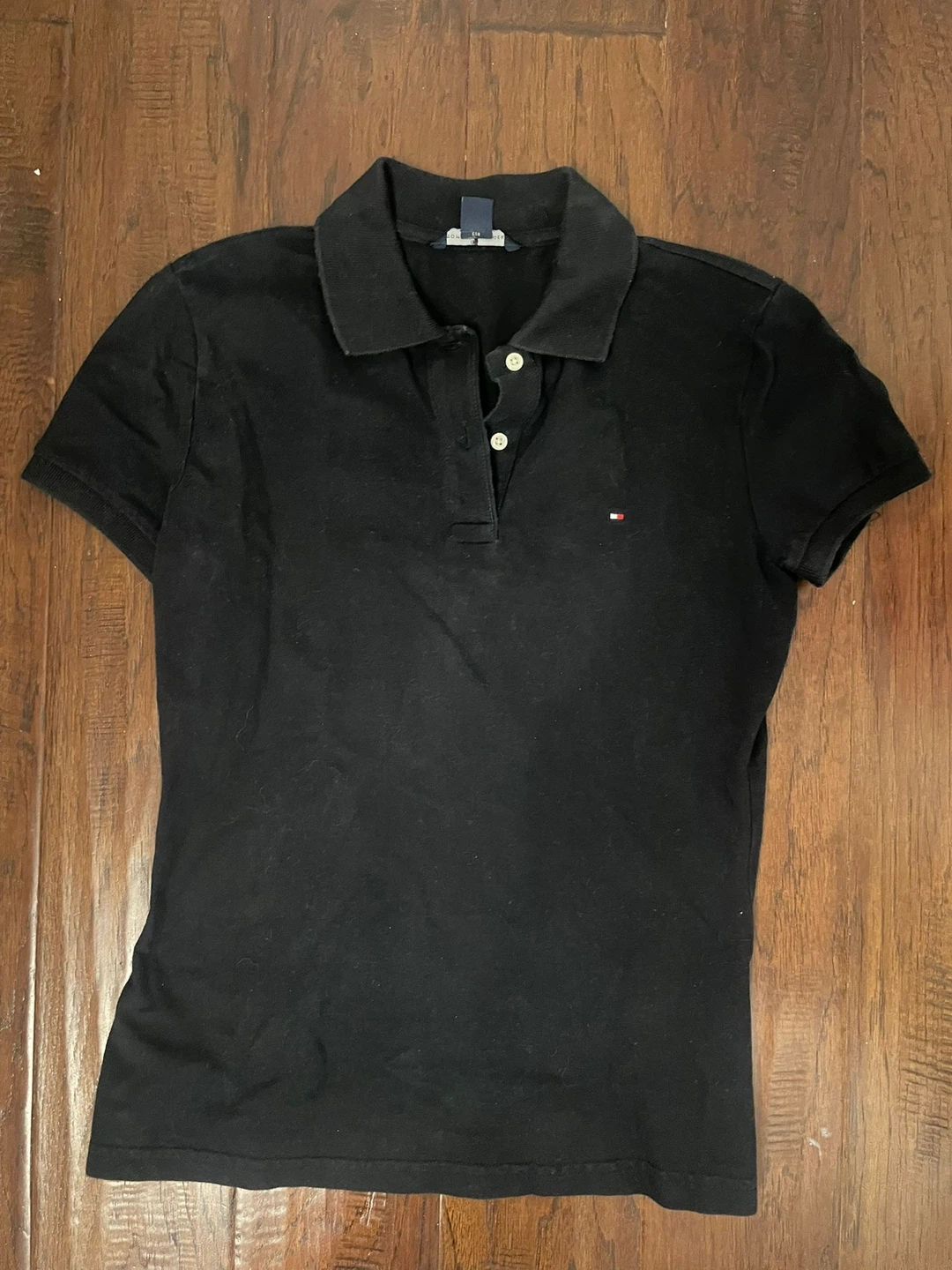 Tommy Hilfiger Black Polo Shirt