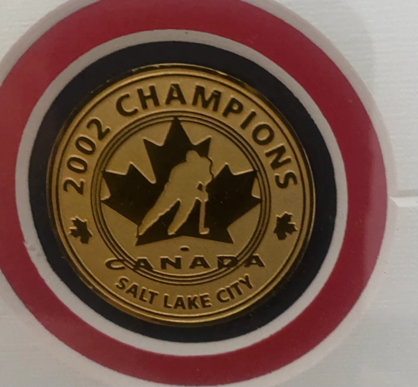 Team Canada 2002 Gold Medal Champions Framed Photo Collage - photo 5