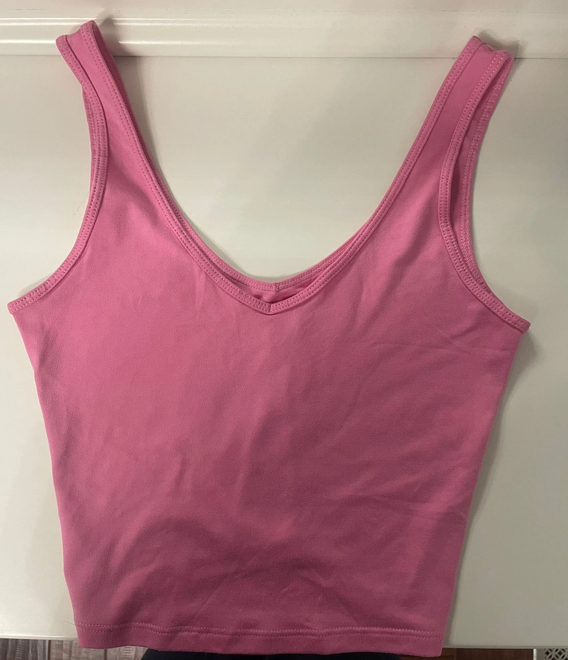 Hollister Pink Cropped Tank Top