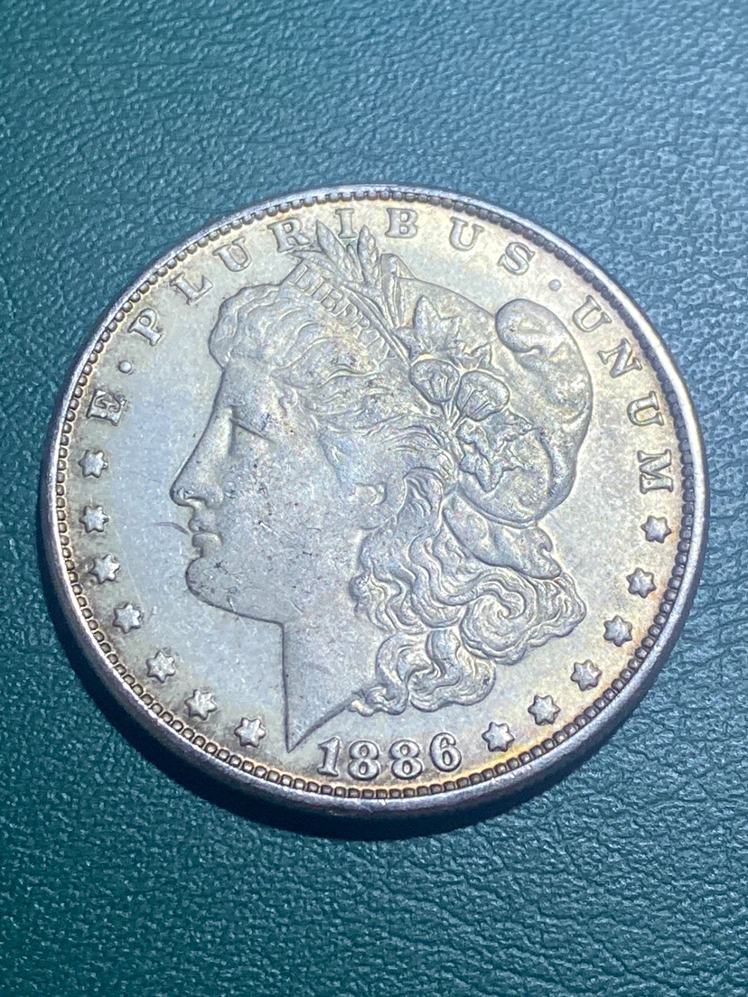 1886 Morgan Silver Dollar Coin
