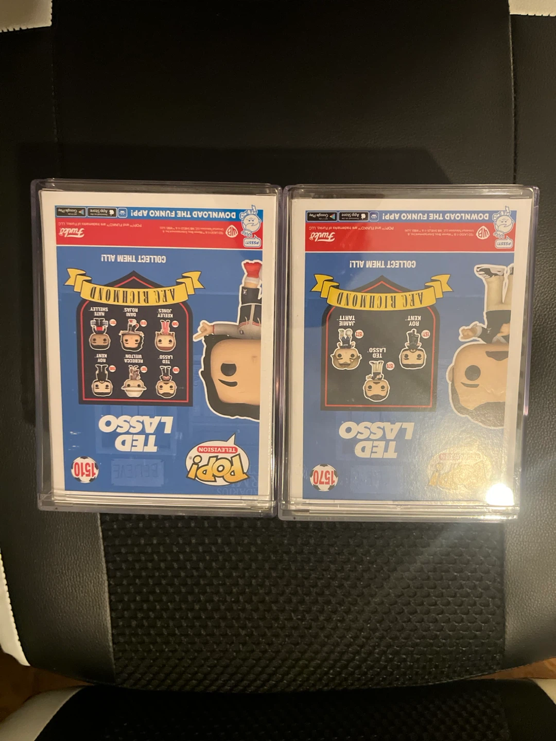 Ted lasso and Dani Rojas funko pop with case - photo 2