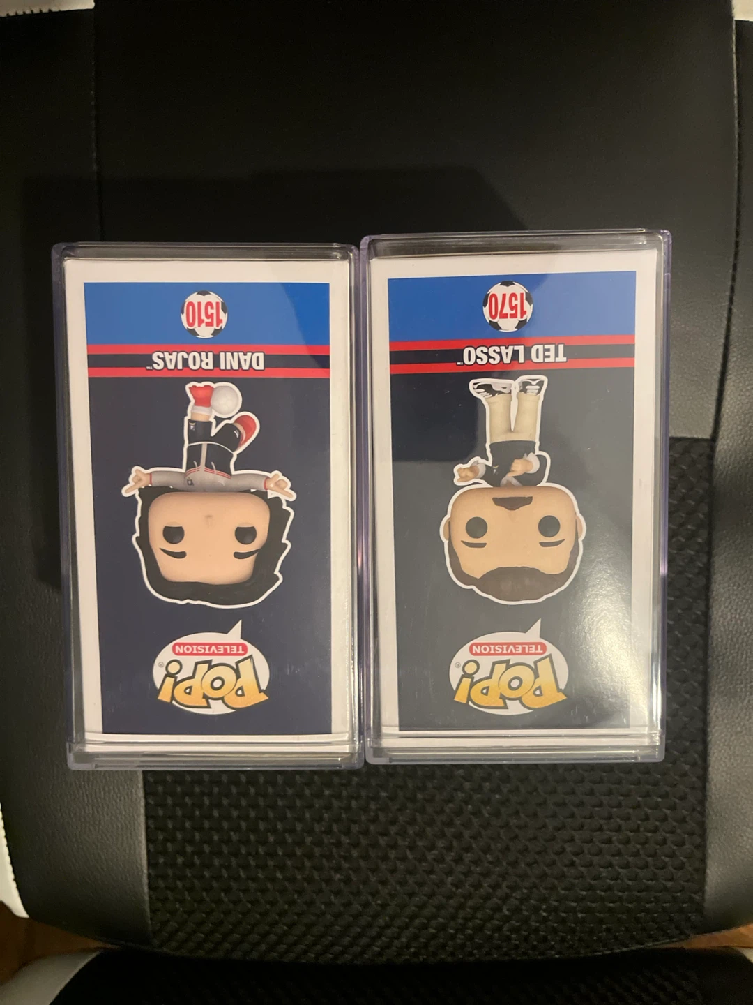 Ted lasso and Dani Rojas funko pop with case - photo 3