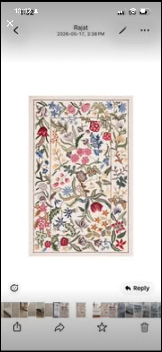 New Jamaine Hand-Tufted Wool Floral Rug 8’x10’ - photo 2