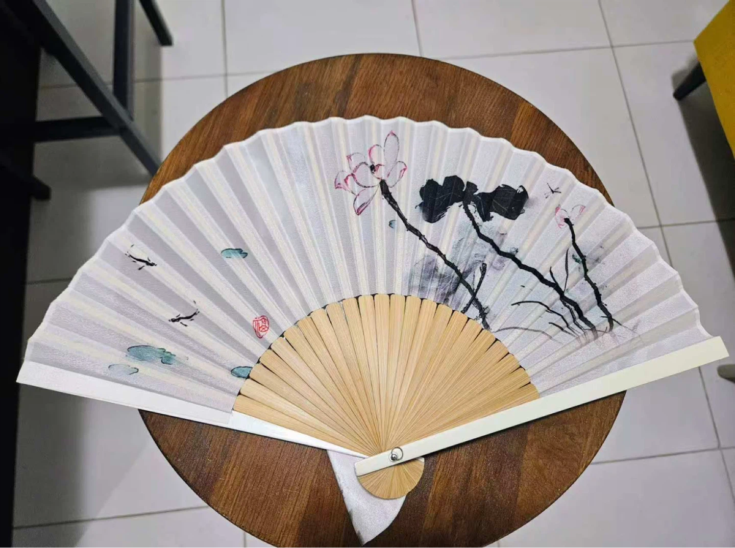 Folding Hand Fan with Sleeve - NEED TO SELL EVERYTHING - photo 2