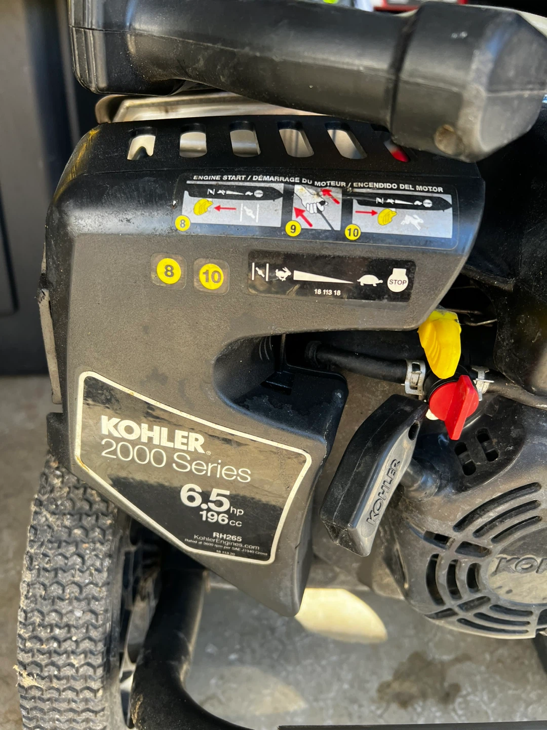 simpson pressure washer 3000 psi 2.4 gpm kohler engine 6.5hp - photo 2