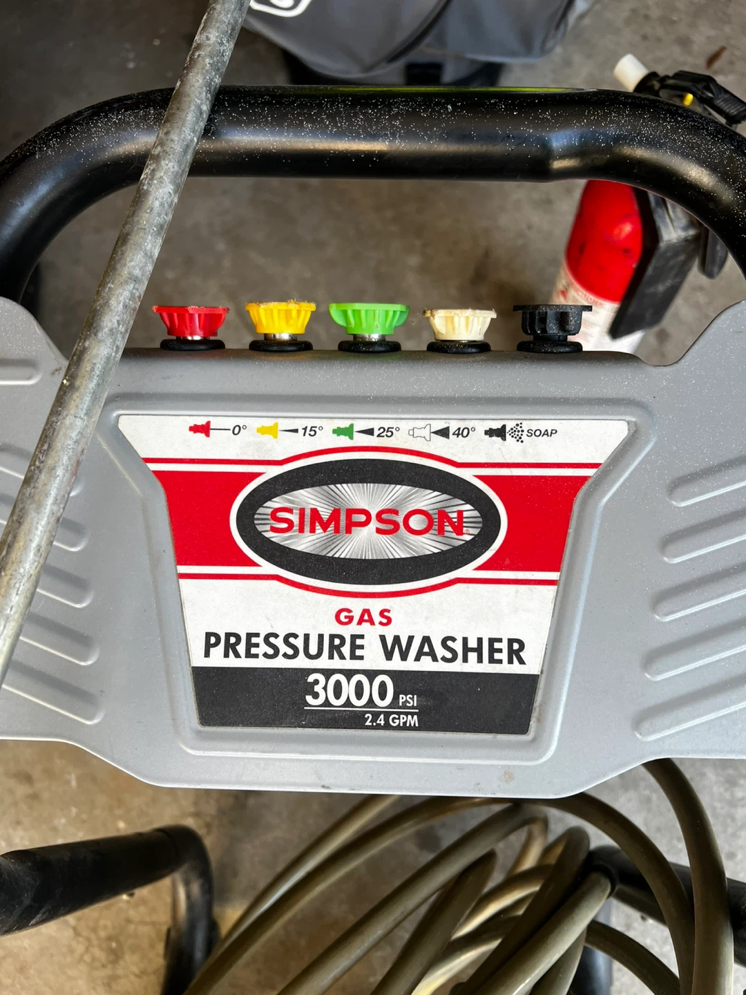 simpson pressure washer 3000 psi 2.4 gpm kohler engine 6.5hp - photo 3