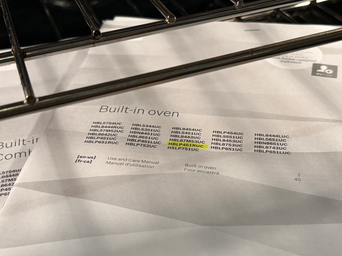 Benchmark(Bosch) Built in 30” Wall Oven
