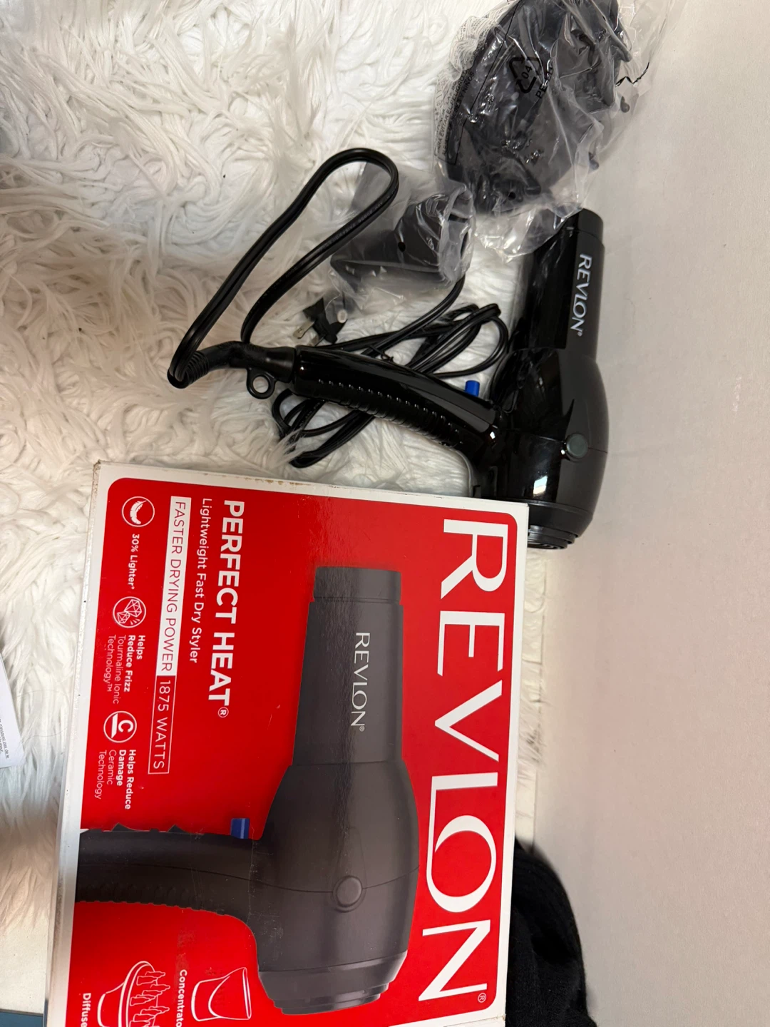 Revlon Perfect Heat Lightweight Fast Dry Hair Dryer 1875 Watts