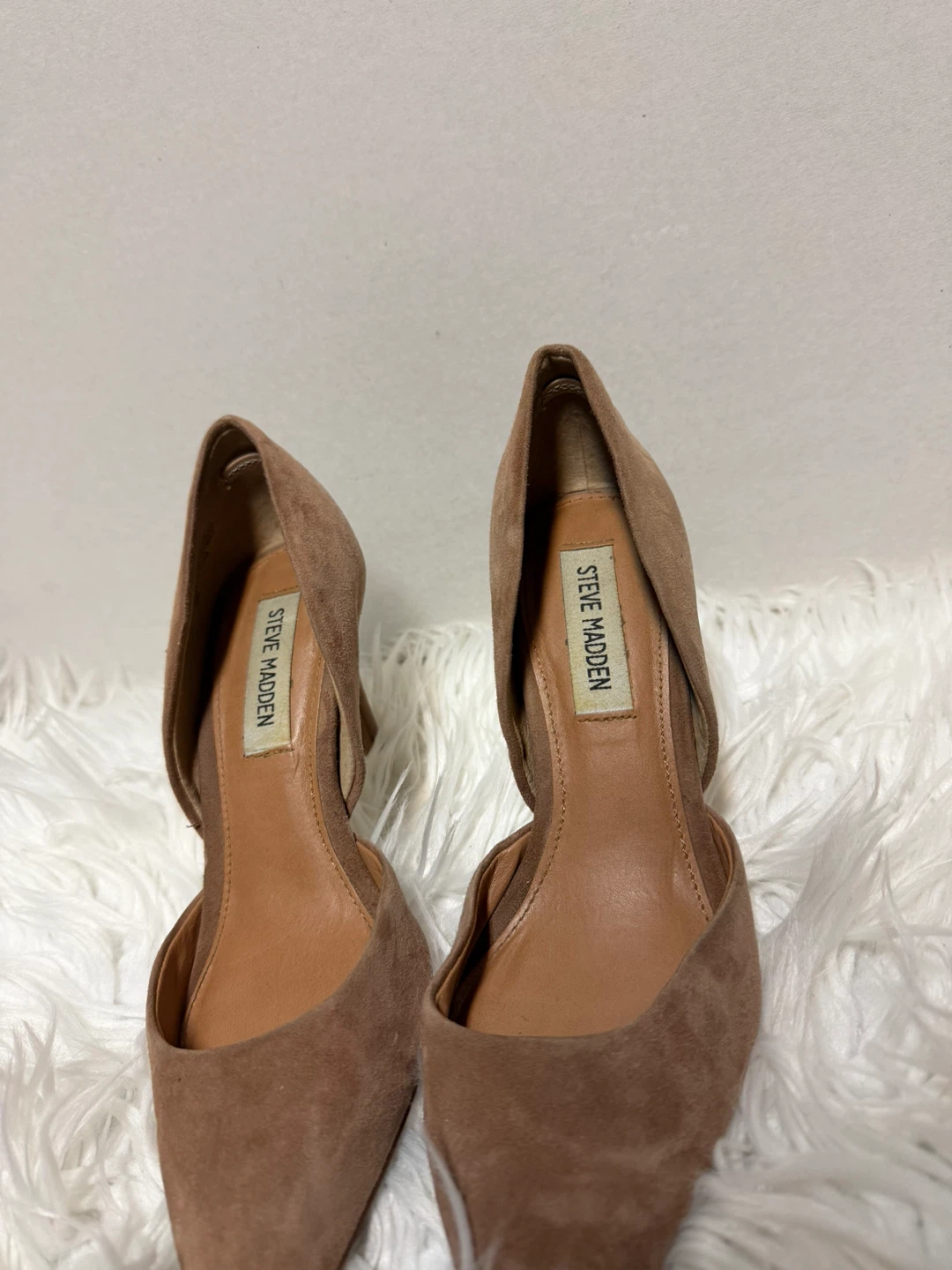 Steve Madden Brown Suede Heels