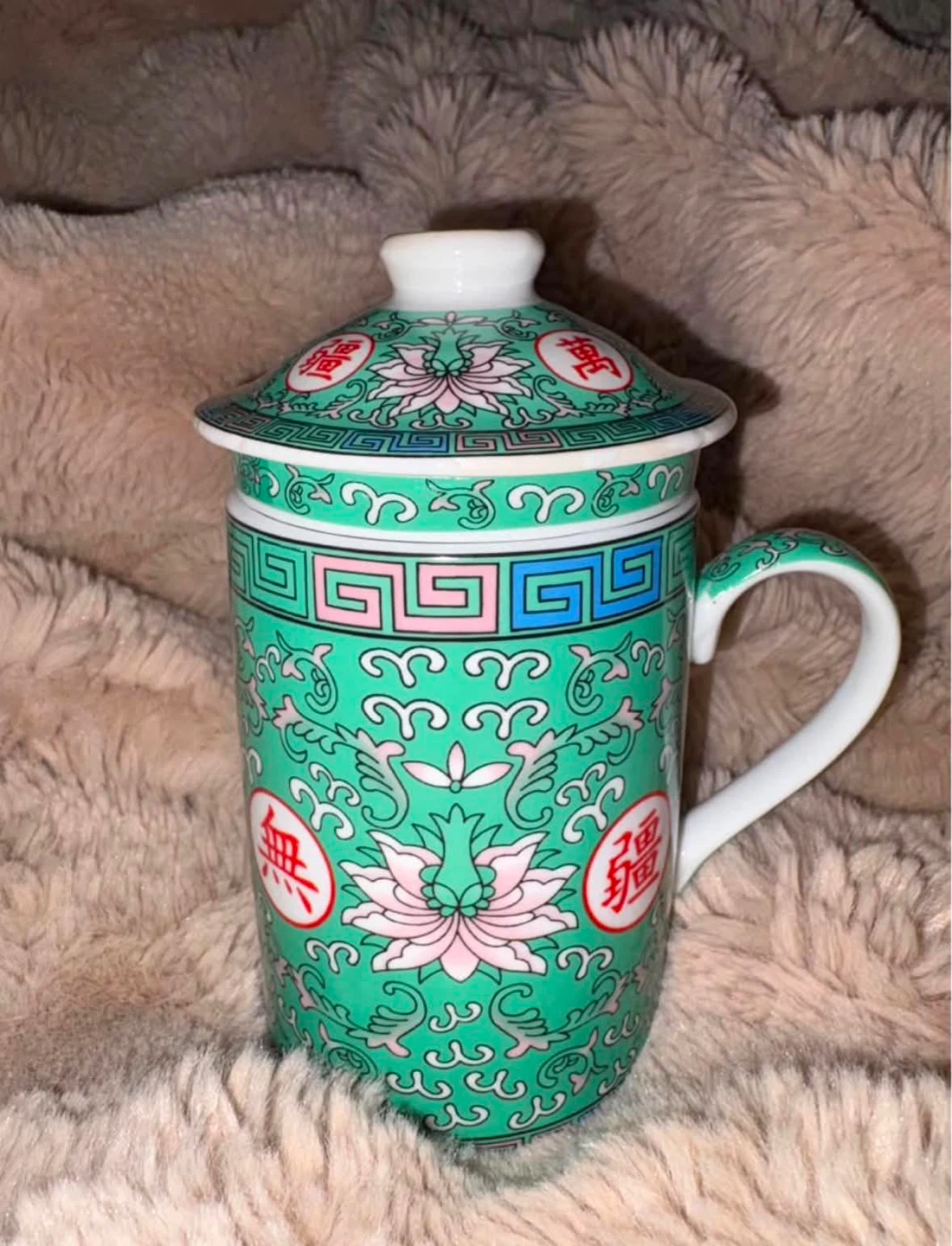 Porcelain Ceramic Loose Leaf Tea Mug Steeper