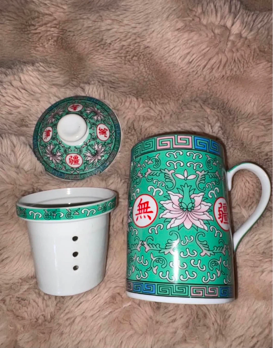 Porcelain Ceramic Loose Leaf Tea Mug Steeper - photo 3