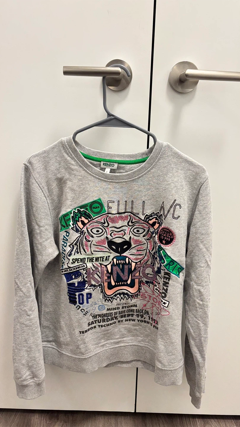 Kenzo Tiger Graphic Crewneck Sweatshirt