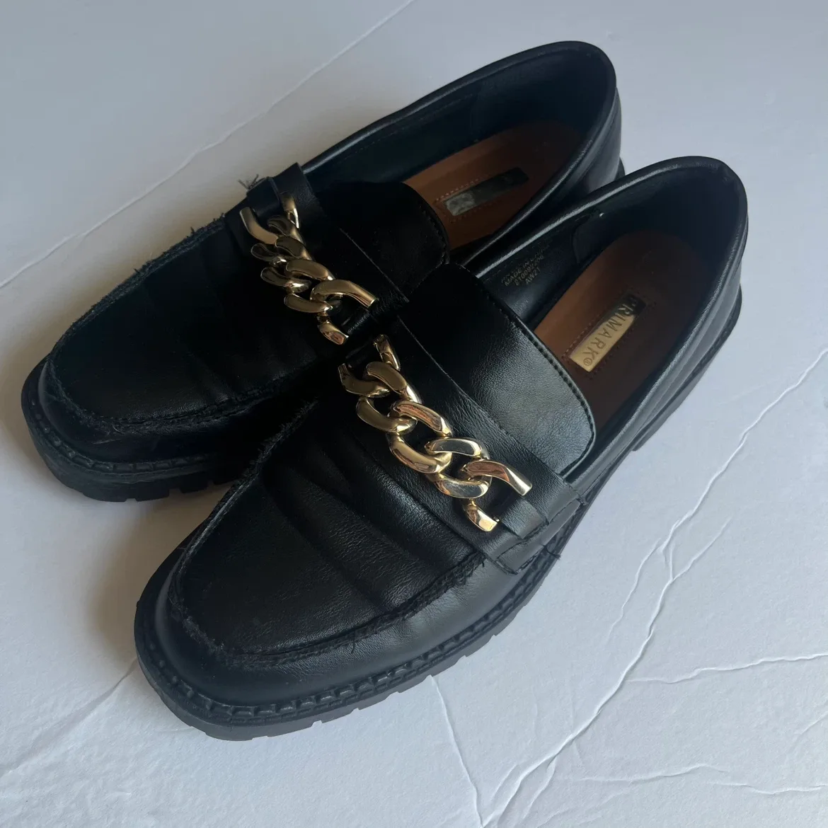 Primark Black Chain Loafers - photo 2