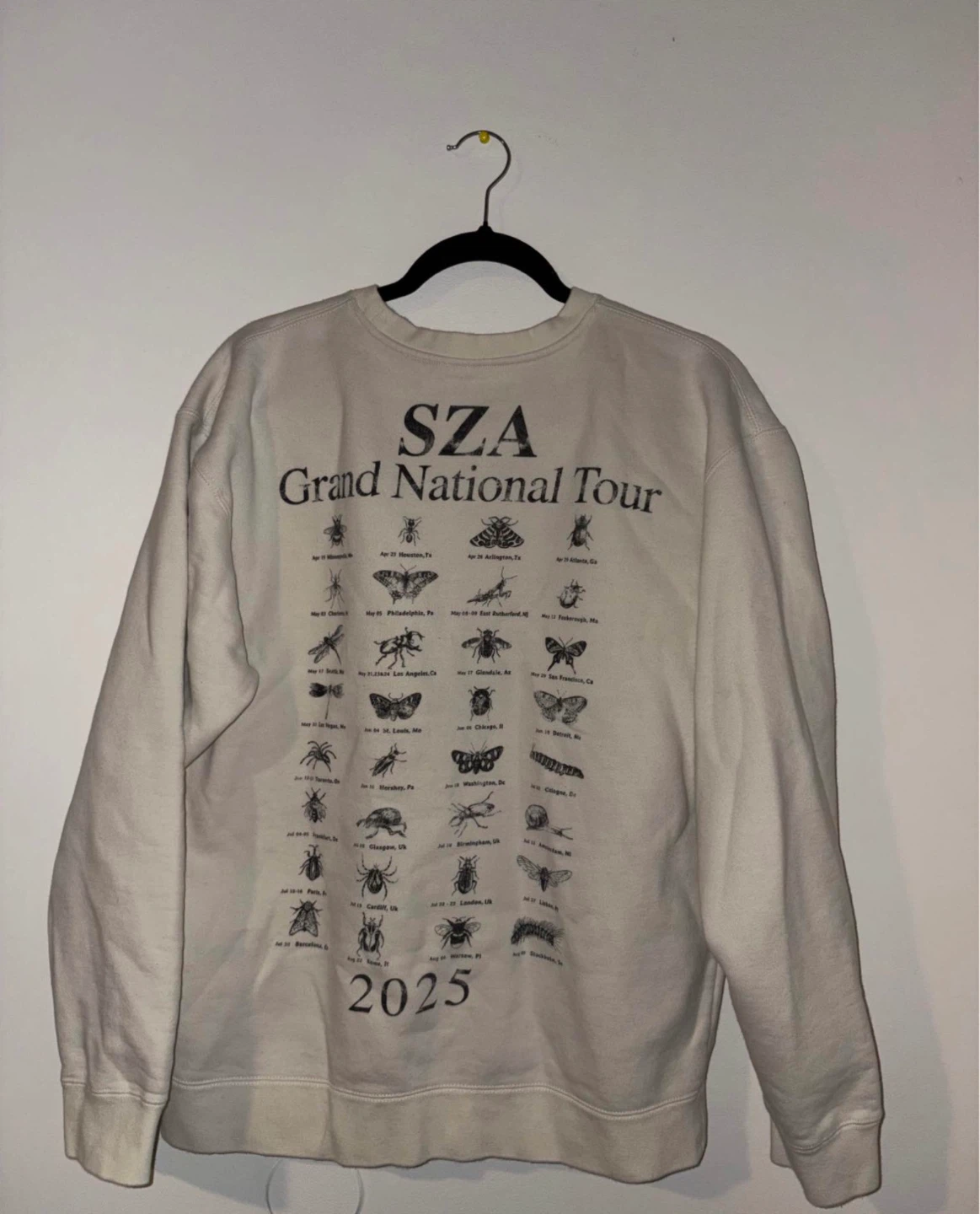 SZA Grand National 2025 Tour Crewneck Sweatshirt - photo 2